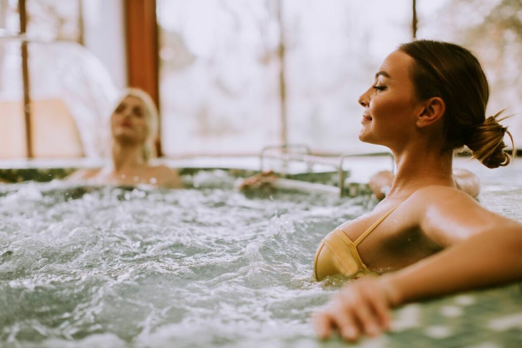 recover from injuries with hot tub